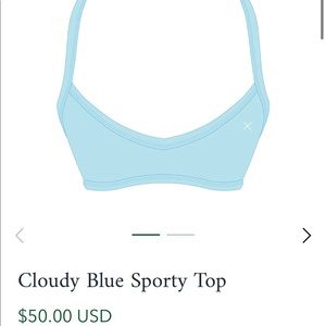 Boutine La Sporty Top in cloudy blue